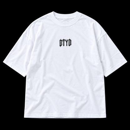The Vigil Tee front, DTYD mark on the chest